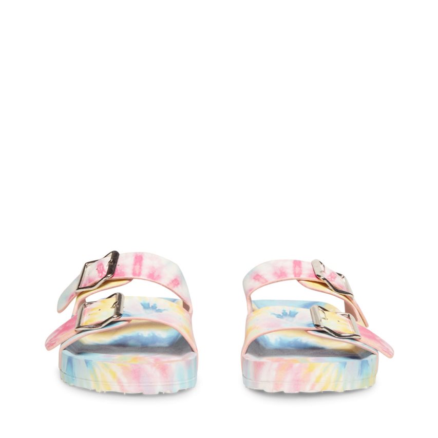 Sandalias de Diapositivas Steve Madden Teddy-t Pastel Mujer Multicolor | ES GR9S16